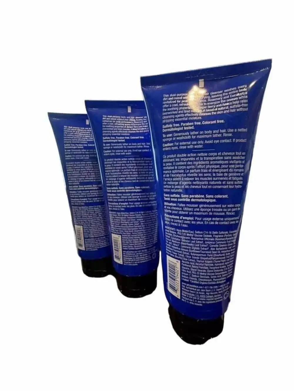 Jack Black X 3 Performance Remedy Turbo Wash Energizing Cleanser Hair & Body 10o